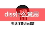 被别人diss是什么意思（别人diss你）