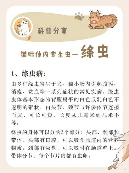 猫绦虫病（猫绦虫病症状图片）